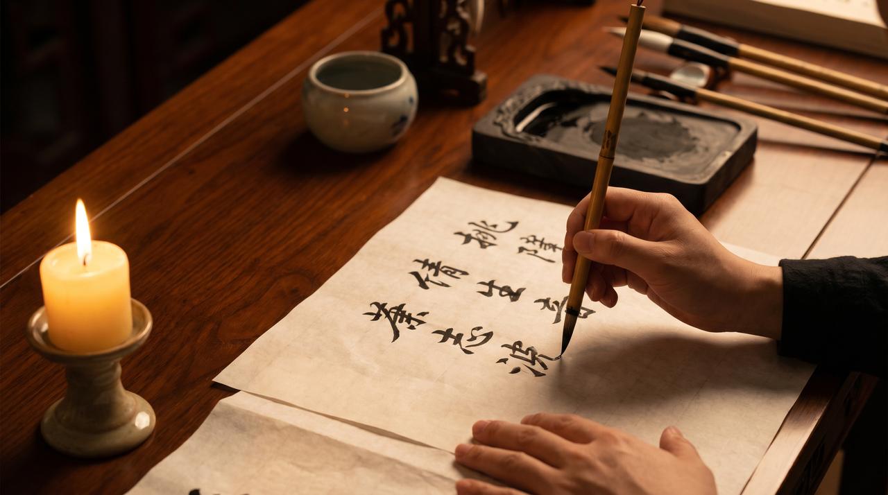香蕉视频书法艺术视频教程 – 毛笔字入门视频演示，www.dtkhse.cn