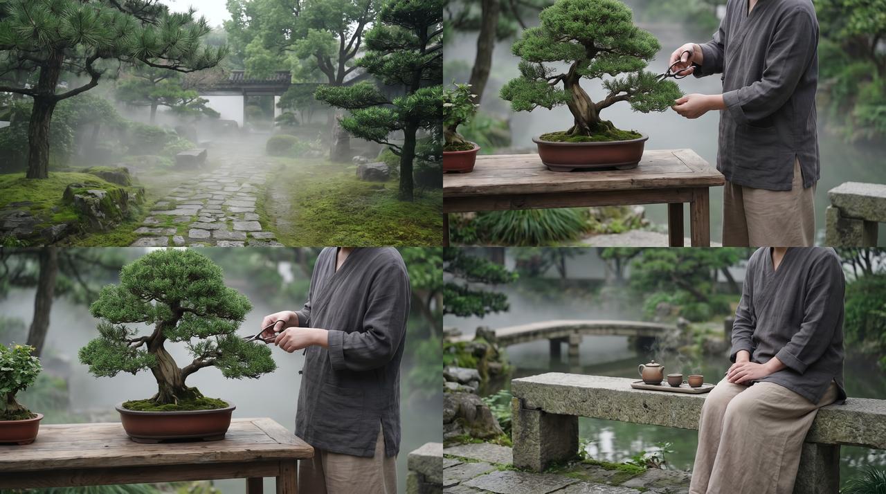 香蕉视频园艺生活视频 – 盆景修剪技艺视频教程，www.dtkhse.cn